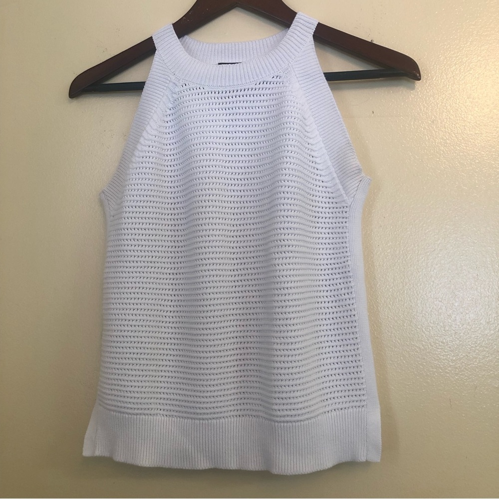 Ann Taylor White Tank Top Size S